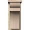 Ekena Millwork Yorktown Rough Sawn Corbel w/Backplate, Douglas Fir, 8"W x 14"D x 18"H COR08X14X18YOR01RDF - alternate 4